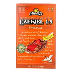 Food For Life Baking Co. Cereal - Organic - Ezekiel 4-9 - Sprouted Whole Grain - Original - 16 Oz - Case Of 6