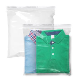 Pack of 250 Zipper Bags, Clear 14 x 14. Heavy Seal Top Polyethylene Bags for Packing and Storing 14x14. Thickness 6 mil. Plastic Bags for Industrial