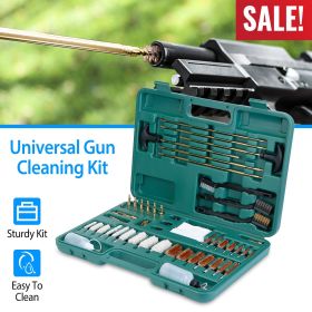 Universal Gun Cleaning Kit Gun Cleaning Brushes Mops Muff Guard w/ Carrying Case For Rifles Pistols Handguns Shotguns